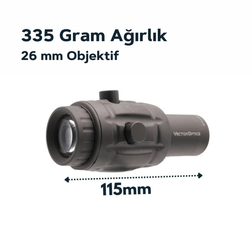 VECTOR OPTICS MAVERICK 4x26 MAGNIFIER YAKINLAŞTIRICI