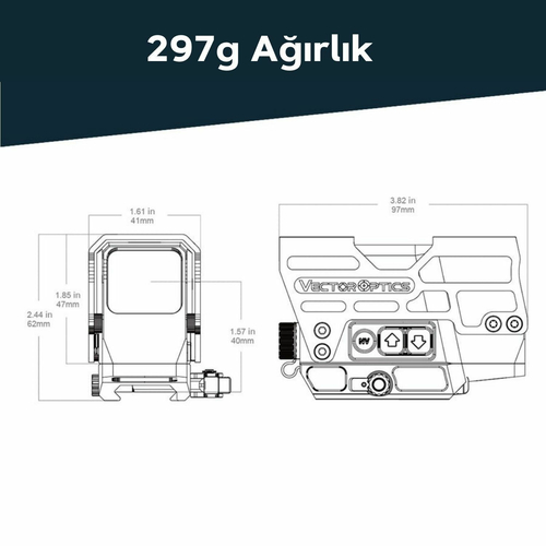 VECTOR OPTICS FRENZY PLUS 1x31x26 MULTI RETICLE NİŞANGAH