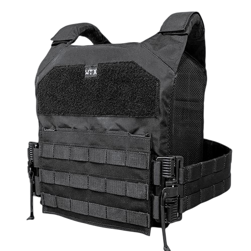 UTX ALPKUZAN DEFENCE SİYAH PLAKA TAŞIYICI YELEK