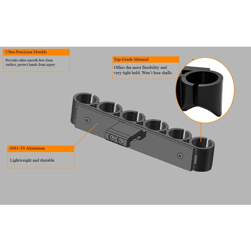 ALUMİNYUM 6'LI TEK AYAK FİŞEKLİK