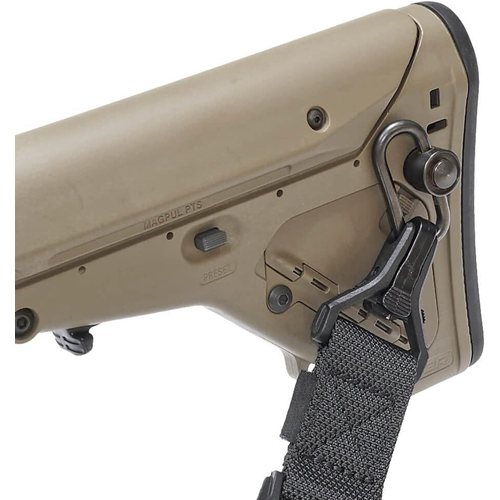 İTHAL ÇİFT-TEK NOKTA MANDALLI ASKI KAYIŞI SİYAH