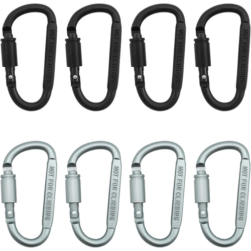 METAL VİDALI KARABİNA GRİ