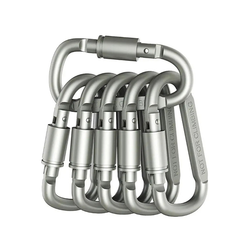 METAL VİDALI KARABİNA GRİ