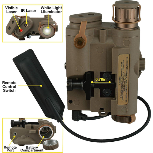 PEQ15 LED / IR-RED POINTER ÇÖL