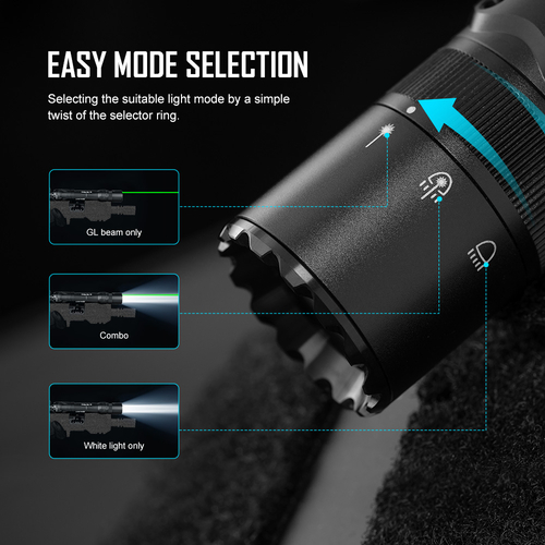 OLIGHT ODIN GL 1500L LED / GREEN POINTER TÜFEK FENERİ