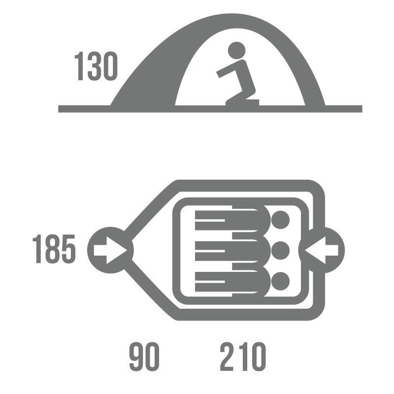 HUSKY BEAST 3 KİŞİLİK ÇADIR