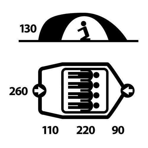 HUSKY BIZON 4 KİŞİLİK ÇADIR