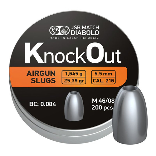 JSB DIABOLO KNOCKOUT 5.5 MM HAVALI SAÇMA (25,39)