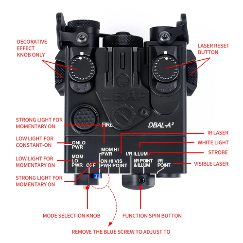 DBAL-A2 LED / IR-GREEN POINTER ÇÖL