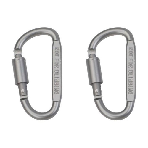 METAL VİDALI KARABİNA GRİ