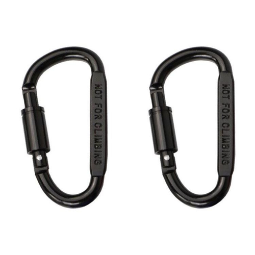 METAL VİDALI KARABİNA SİYAH